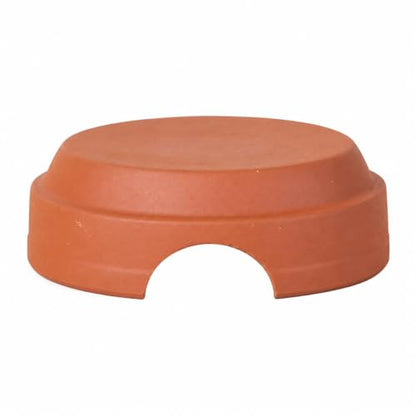 Terracotta Snake Hide, Reptile Hide Cave for Geckos Scorpions, Terrarium Decor Reddish Brown 100g, Average Reptile Hide (Diameter - size: average Reptile Hide (Diameter