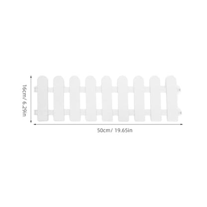 Kisangel 4pcs Tortoise Enclosure Fence Panel, Plastic Pet Fence Barrier for Small Animals Guinea Pigs Reptiles Outdoor Garden Backyard Set