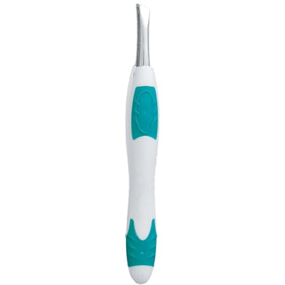LEADER Tweezers Slant Tip Precision, Easy Grip, Non-Slip Rubber, Stainless Steel, Great Precision for Eyebrows, Facial Hair, Splinter and Ingrown Hair Removal - style: Tweezers