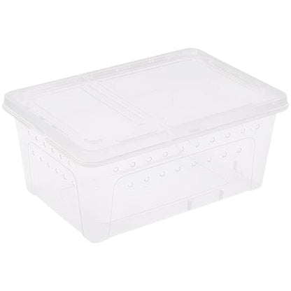 Reptile Terrarium with Ventilation for Small Animal Housing and Habitat - size: 27.5x19x12 cm
