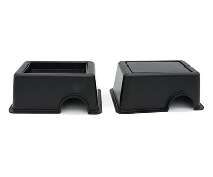 Reptile Hide Box Snake Hide Feel Secure and Safe, Gecko Hide (Black, Small 2 Pcs) - size: Small 2 Pcs