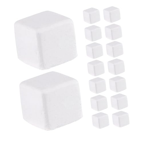 Kisangel 30pcs Natural Calcium Blocks for Turtles Tortoises Lizards Frogs Chameleons Enriches Water Quality Supports Bone Strength Enhances Resistance Mineral for Reptile Amphibian Health