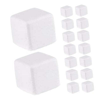 Kisangel 30pcs Natural Calcium Blocks for Turtles Tortoises Lizards Frogs Chameleons Enriches Water Quality Supports Bone Strength Enhances Resistance Mineral for Reptile Amphibian Health