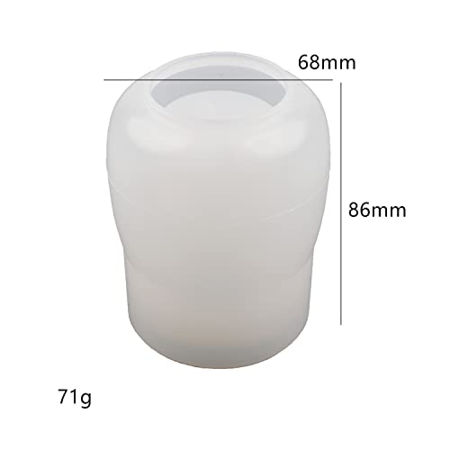 Silicone Jar Mold - Multi-Purpose Soap, Candle, Coffee Cup & Resin Mold - color: qh-bottle