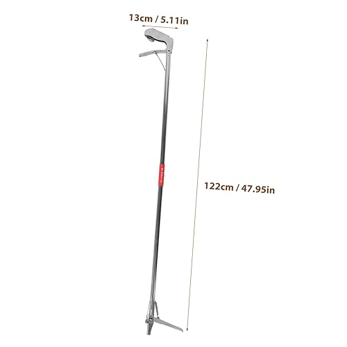 Abaodam Stainless Steel Folding Snake Catcher Clip Portable Lightweight Snake Tong Tool for Reptile Grabber Clamp for Professional Snake Handling and Capture
