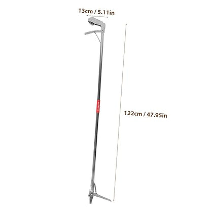 Abaodam Stainless Steel Folding Snake Catcher Clip Portable Lightweight Snake Tong Tool for Reptile Grabber Clamp for Professional Snake Handling and Capture