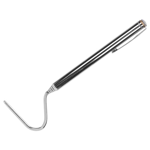 Collapsible Snake Hook 27" Stainless Steel Extensible Snake Catcher Capture Hook Snake Shaft Retractable Reptile Hook Portable Mini Snake Hook Snake Tongs and Snake & Reptile Hook Snake Catching