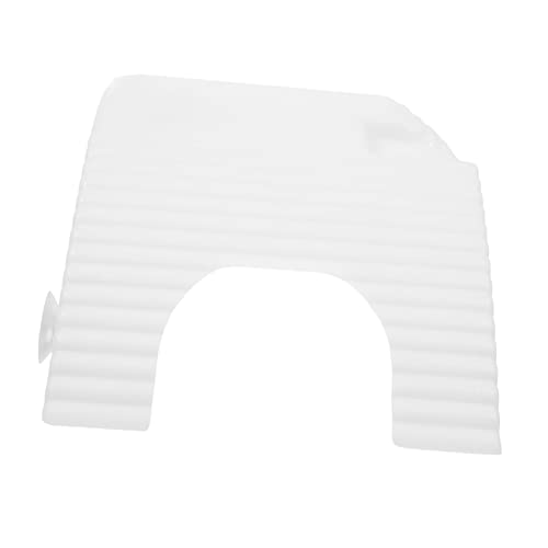 FRCOLOR 3pcs Turtle Basking Platform Ramp Water Tortoise Resting Terrace for Aquariums Suitable for Frogs Lizards and Other Reptiles Easy to Use and Store Creates Underwater Landscape - color: Whitex3pcs, size: 14.5X9.6CMx3pcs