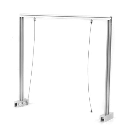 Reptile Lamp Stand, Adjustable Aluminium Alloy Hanging Lamp Holder for Turtle Tank Fish Tank, Reptile Light Bracket with Reinforced Base for Aquariums up to 19mm Glass