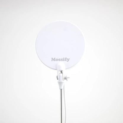 Mossify LED Grow Lights for Indoor Plants Full Spectrum – Adjustable Height (8”-28”), Dimmable Brightness, Programmable Timer, Long Lifespan – Ideal Grow Lights for Healthy Plant & Houseplants (White) - color: White