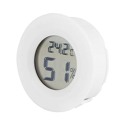 Zopsc Digital Temperature Humidity Meter, LCD Thermometer Hygrometer for Reptile Pet, Digital Hygrometer with Probe, Indoor Humidity Monitor for Terrarium Incubator