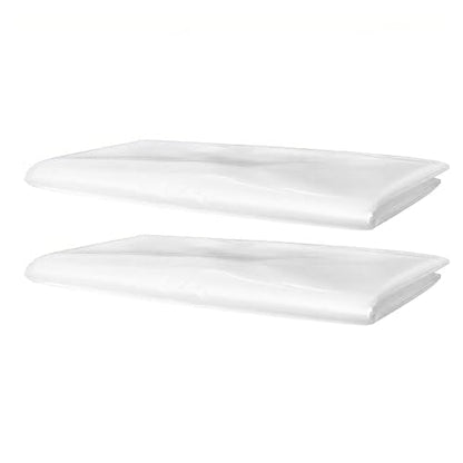 100 Pcs Rabbit Cage Liners, 37.5 x 27.5 in / 95 x 70 cm Disposable Plastic Films, Leak-Proof Cage Liners for Guinea Pig, Hamster, and Small Animals, Transparent