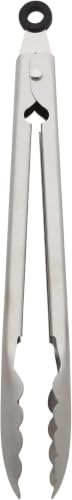 KitchenAid Stainless Steel Utility Tongs,12 Inch,(Pack of 12) - color: Stainless Steel, size: 11.6 Inches (Pack of 12)