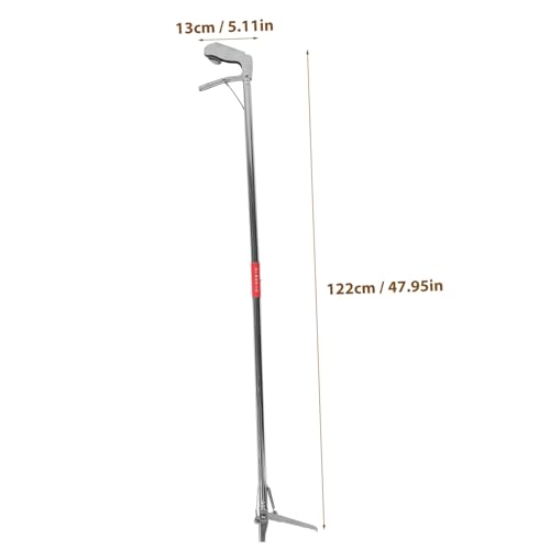 Snake Sticks Useful Snake Catcher Clip Snake Grabber Tool Folding Snake Catcher Clamp Snake Stick Catcher Snake Tong Reptile Grabber Snake Clip Turntable Hook Stainless Steel Crawl