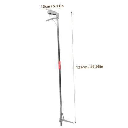 Snake Sticks Useful Snake Catcher Clip Snake Grabber Tool Folding Snake Catcher Clamp Snake Stick Catcher Snake Tong Reptile Grabber Snake Clip Turntable Hook Stainless Steel Crawl