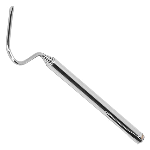 Collapsible Snake Hook 27" Stainless Steel Extensible Snake Catcher Capture Hook Snake Shaft Retractable Reptile Hook Portable Mini Snake Hook Snake Tongs and Snake & Reptile Hook Snake Catching