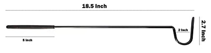 Reptile Hook 18.5" Premium Quality Rubber Non Slip Handle Pink Snake Hook Tools