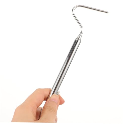 Snake Catcher Tool Retractable Reptile Hook Sturdy Stainless Steel Snake Trap Extendable for Professionals