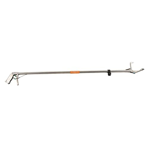 Snake Tong Foldable Self Lockable Stainless Steel Strong Reptile Grabber Catcher Snake Handling Tool