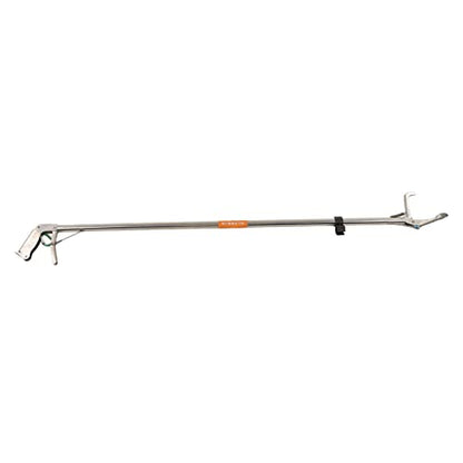 Snake Tong Foldable Self Lockable Stainless Steel Strong Reptile Grabber Catcher Snake Handling Tool