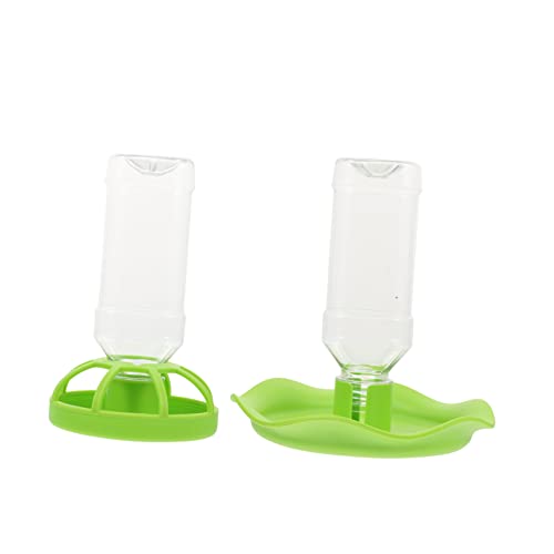 BESPORTBLE 2sets Reptile Water Feeders Drinking Tools for Tortoises and Lizards Safe and Smooth for Pet Shops and Home Use