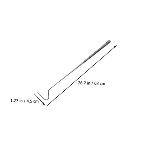 Yardwe 2Pcs Retractable Snake Grabbing Hooks Reptile Tongs Snake Handling Tool for Efficient Capture and Distance Protection