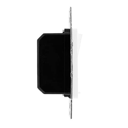 Maxxima LED Dimmer Light Switch, White, 3-Way/Single Pole Use, 2 Pack | 600 Watt Max, LED and Incandescent Compatible, Wall Plate Cover Included, - color: White, size: 2 Pack