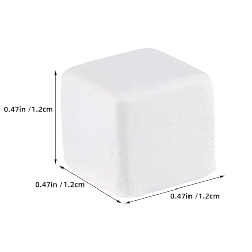 HOMSFOU 30pcs Natural Mineral Calcium Block for Reptiles Tortoise Lizard Chameleon Frog with Trace Elements Supports Healthy Growth and Shell Development