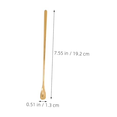 Mikikit 3Pcs Reptile Food Feeding Tool Spoon for Gecko Lizard for Wet Food Mixing Stirring Durable Pet Supply for Easy Feeding