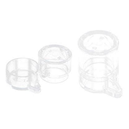 Ant Water Feeder Bowl with Separate Feeding Port Transparent Acrylic Mini Water Dish for Ants Nest Hydration and Nature Observation 1.53X1.29X1.18 Inch 2 Pack