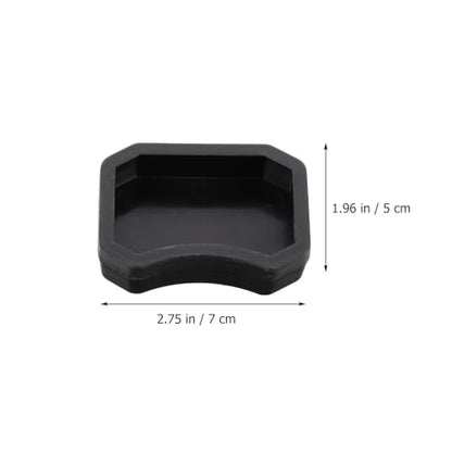 10pcs Reptile Water and Food Bowls Set, Small Lizard Feeding Dish for Geckos, Turtles, and Amphibians, Sturdy Plastic, White and Black, Suitable for Terrariums and Vivariums