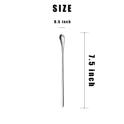 2Pcs Reptile Powder Fruit Mixing Stirring Food Feeding Spoon fit Crested Gecko Gargoyle Bearded Dragon - size: 0.5 Ounce (Pack of 2)