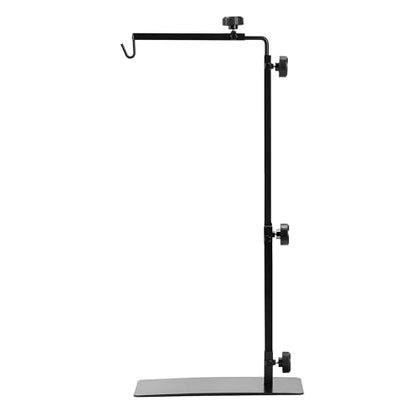 Simple Deluxe Reptile Lamp Stand, Adjustable 15"-36" Floor Light Holder Stand Metal Bracket for Reptile Glass Terrarium Heating Light, L: 36.6 x 14.6 inch, Black - style: Lamp Stand L