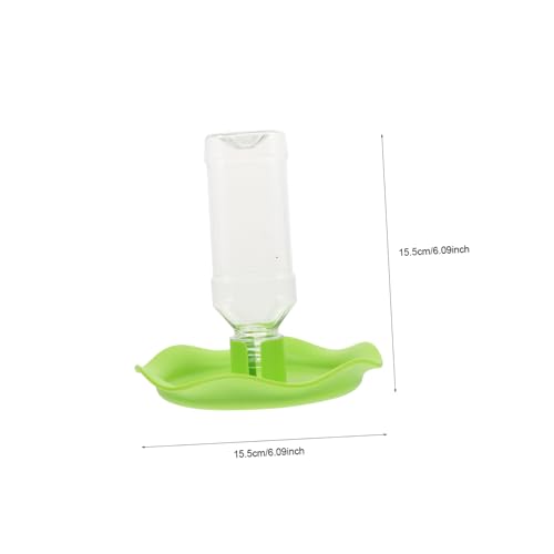 Happyyami 2sets Reptile Water Feeders Drinking Plates for Lizards and Tortoises Easy to Unique Design Prevents Spills for Terrariums and Pet Reptiles