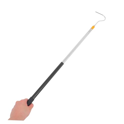 Adjustable Stainless Steel Snake Catching Tool Telescopic Hook Portable and Versatile for Safe Handling of Snakes and Reptiles Extendable for Precise Control