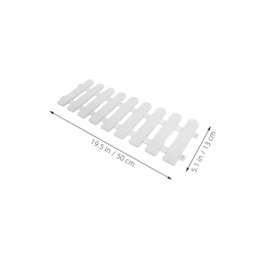 Balacoo Outdoor Tortoise Enclosure 6-Piece Plastic Fence for Reptiles Garden Playpen PET Safety Gate Portable Outdoor Fence for Tortoises and Small Animals