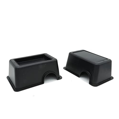 Reptile Hide Box Snake Hide Feel Secure and Safe, Gecko Hide (Black, Small 2 Pcs) - size: Small 2 Pcs