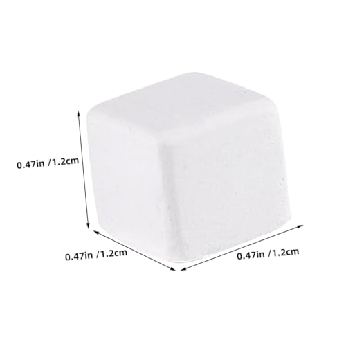 TOYANDONA 30Pcs Natural Mineral Calcium Blocks for Reptiles and Amphibians Enhances Turtle Tortoise Lizard Frog and Chameleon Dental Care and Water Quality Stabilization for Growth