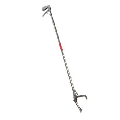 Foldable Stainless Steel Snake Tong, Self Locking Reptile Handling Tool with Long for Capturing Snakes and Reptiles Safely