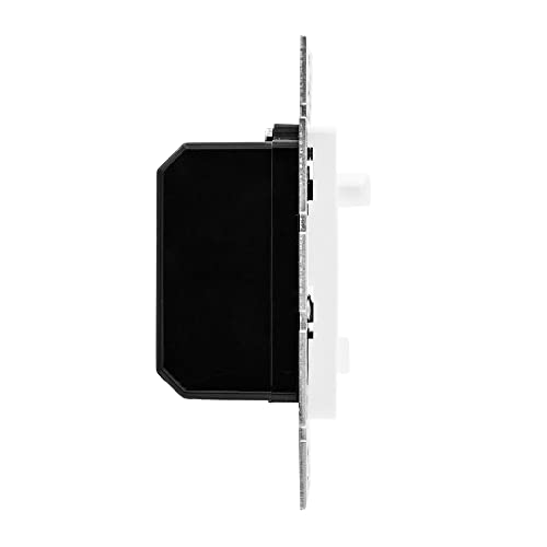 Maxxima Low Voltage 0-10V Slide Dimmer Switch LED & Incandescent Compatible | Vertical Slide Light Control, On/Off Switch, Wall Plate Included