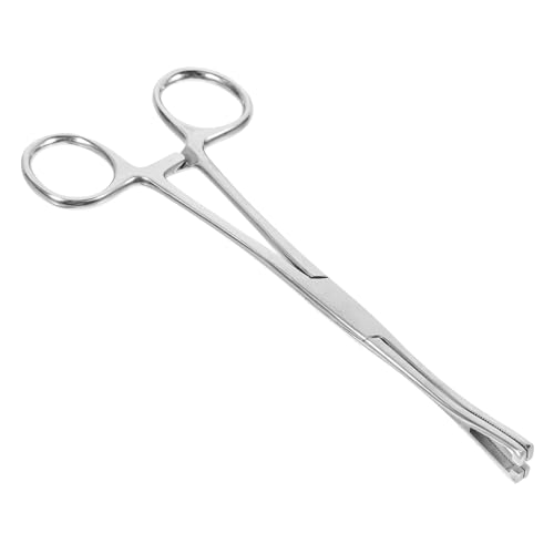 POPETPOP Stainless Steel Reptile Feeding Tongs Durable Long Handle Tweezers for Lizards Snakes Aquarium Use Grip Feeding Tool for Terrariums