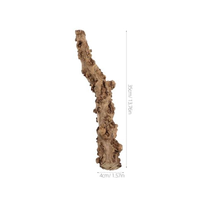 GANAZONO Snake Climbing Branch: Reptile Wood Natural Cork Log Tank Accessories Tree Trunk for Chameleon Gecko Snake Frog Spider 30-40 Cm/11.81-15.75 Inch