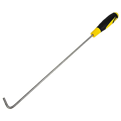 Uonlytech Manhole Cover Hook 19.7 Inch Sliding Door Hook with Rubber Handle Durable Roller Shutter Door Lifter for Home and Commercial Use
