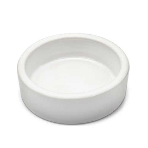 Escape-Proof Reptile Food Dish Bowl, Ceramics Small Animal Bowls for Lizard Frog Snake Turtle Gecko Hamster Food Bowl for Anti Living Foods Escape, Reptile Water Dish (M,2.73inches) - size: M,2.73inches
