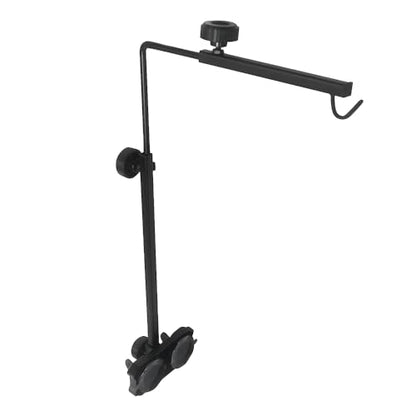 MiOYOOW Reptile Lamp Stand, Adjustable Height Terrarium Light Stand with Double Suction Cup for Reptile Glass Terrarium Tank Fish Tank Plant Tank