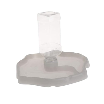 Automatic Water Feeder for Reptiles and Small Pets Turtle and Lizard Drinking Bowl Water Reservoir for Terrarium Use