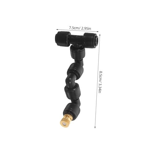 DECHOUS Adjustable Misting Nozzle for Reptile Tanks Fine Mist Sprayer with Full Rotation for Terrarium Humidification and Cooling and Play Installation Versatile Irrigation