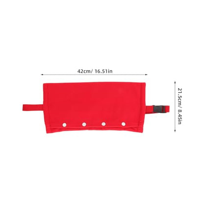 Portable Reptile Sling Bag for Travel Breathable Red Reptile Pet Carrier with Adjustable Strap for Small Animals Like Bearded Dragon, Chameleon, Guinea Pig, and Chinchilla