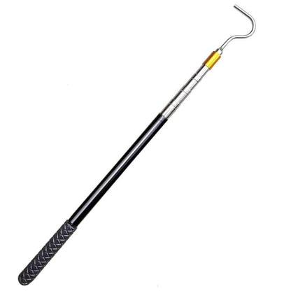 Light Weight Awning Opener Poles Stainless Steel Pull Rod Snake Hook Telescopic Catcher Tool for Easy to Setups