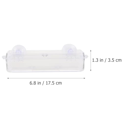 Anti-Escape Reptile Feeder Bowl Suction Cup, Water and Food Dish for Gecko and Lizard, Sturdy Pet Feeding Basin for Terrarium Use